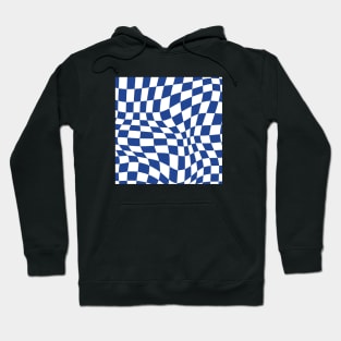 Everton Distorted Checkered Pattern Hoodie